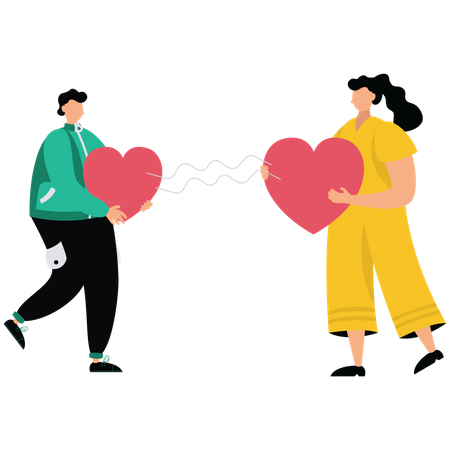 Sharing feelings to support others  Illustration