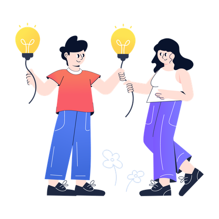 Sharing Idea  Illustration