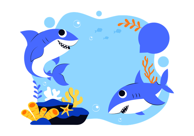 Shark Awareness Day  Illustration