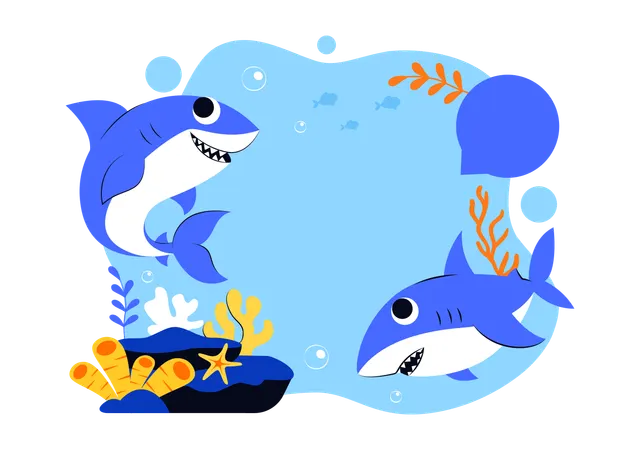 Shark Awareness Day  Illustration