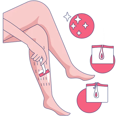 Shave Your Legs  Illustration