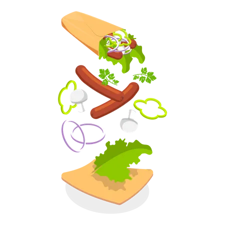 Shawarmas  Illustration