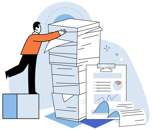 Sheet needs to be filled out with required information  Illustration