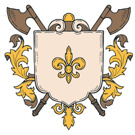 Shield Design  Illustration