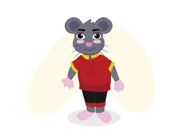 Shio Rat  Illustration