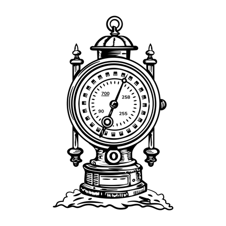 Ship barometer  Illustration