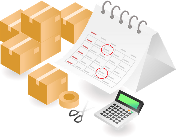 Shipment planning  Illustration