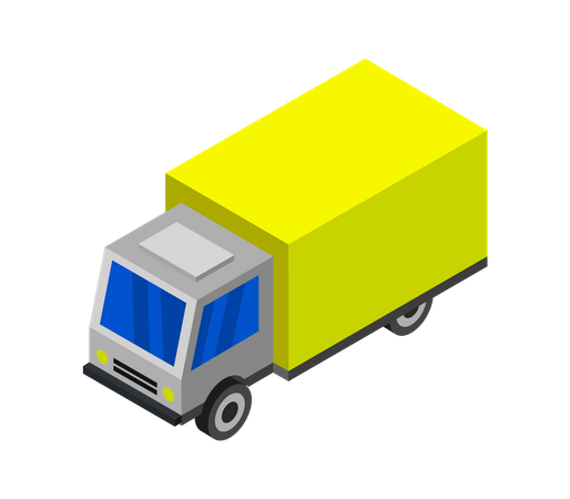 Shipment Truck  Illustration