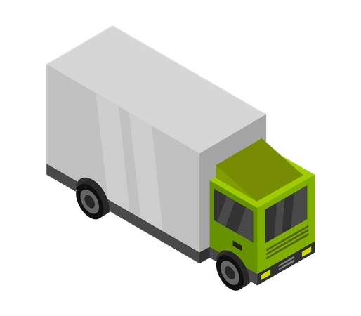 Shipment Truck  Illustration