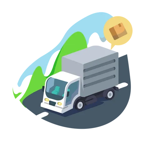 Shipping service Illustration
