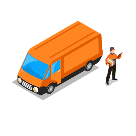 Shipping service  Illustration