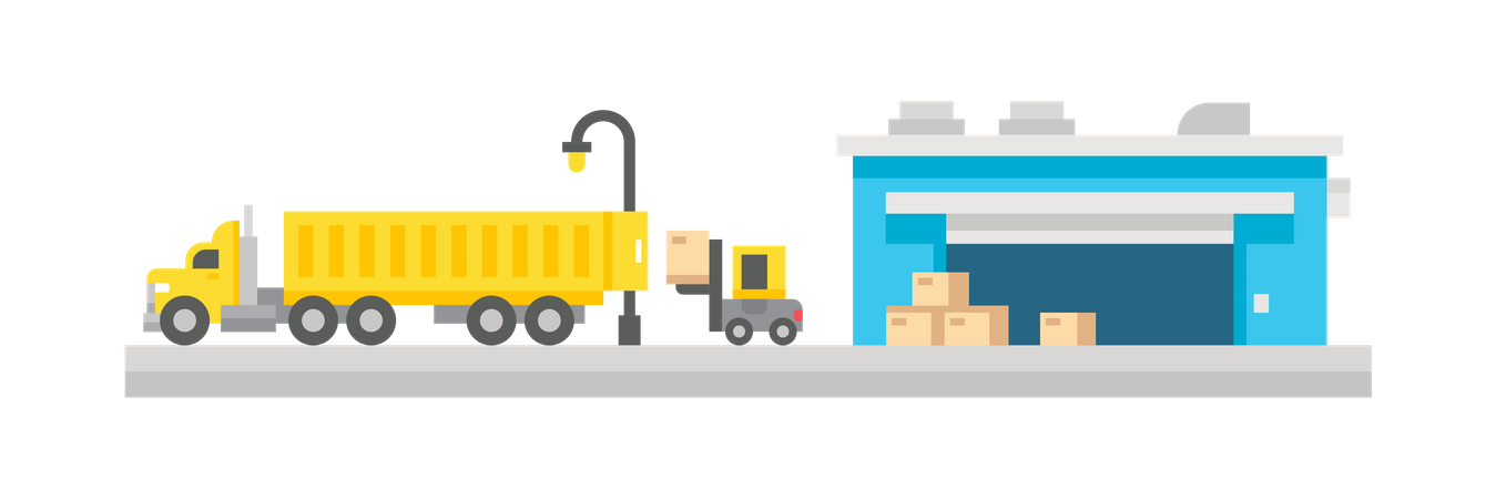 Shipping service  Illustration