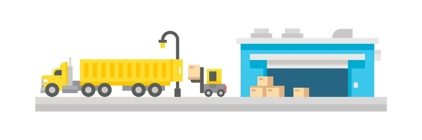 Shipping service  Illustration