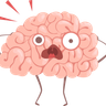 illustrations for shocked brain