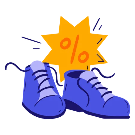 Shoe Discount  Illustration