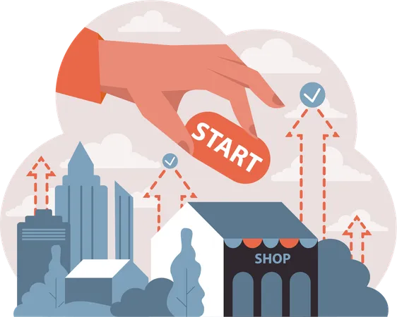 Shop Startup analysis  Illustration