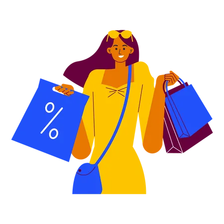 Shopaholic  Illustration