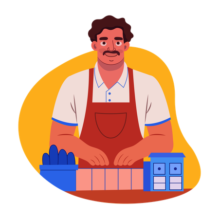 Shopkeeper  Illustration