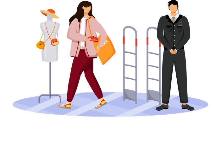 Shoplifting  Illustration