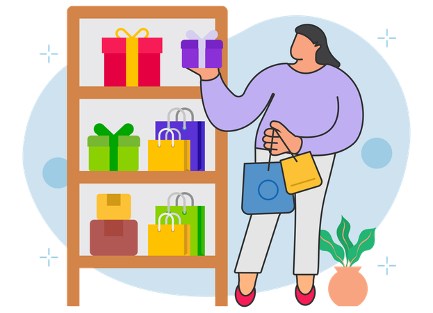 Shopping  Illustration