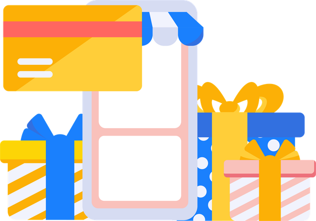 Shopping app  Illustration