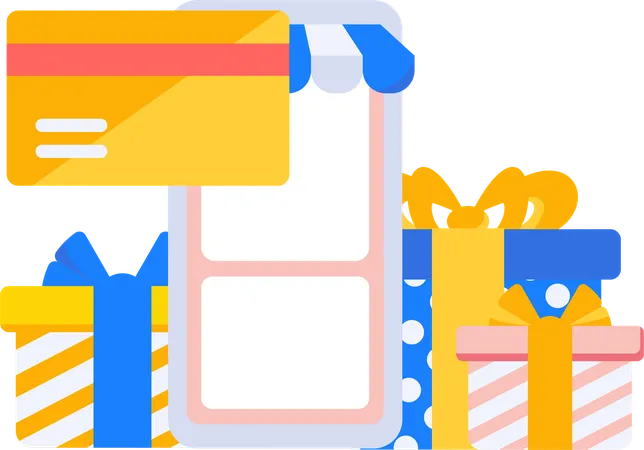 Shopping app  Illustration