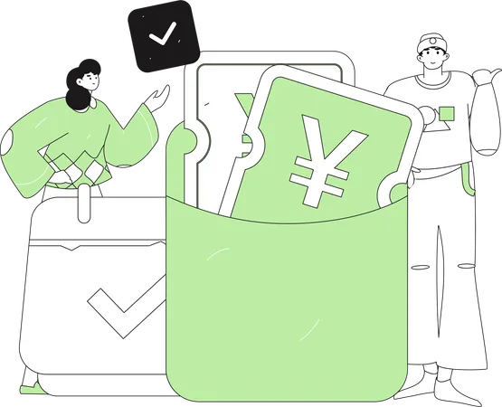 Shopping Application  Illustration