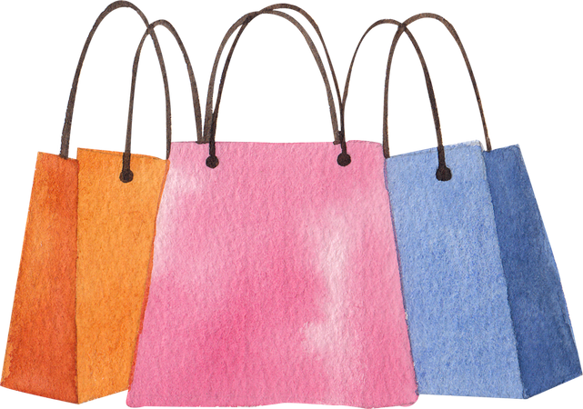 Shopping Bags Illustration