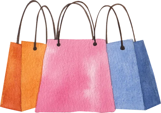 Shopping Bags Illustration