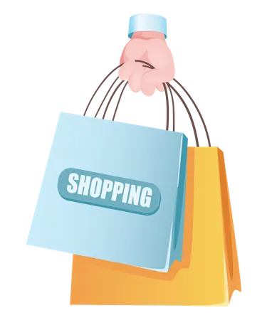 Shopping Bags  Illustration