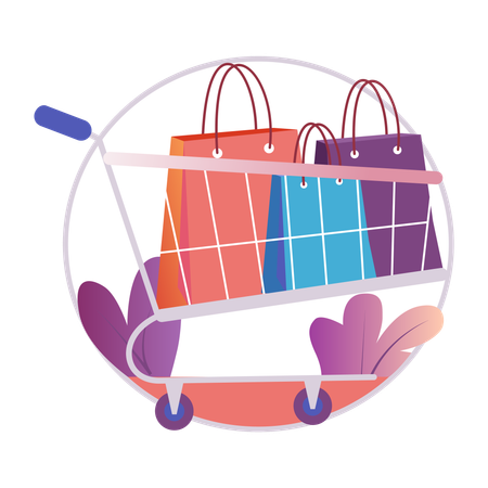 Shopping Bags  Illustration