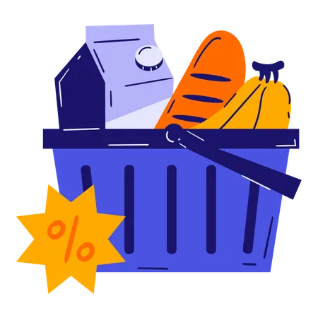 Shopping Basket  Illustration
