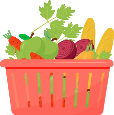 Shopping basket  Illustration