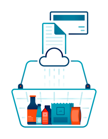 Shopping basket  Illustration