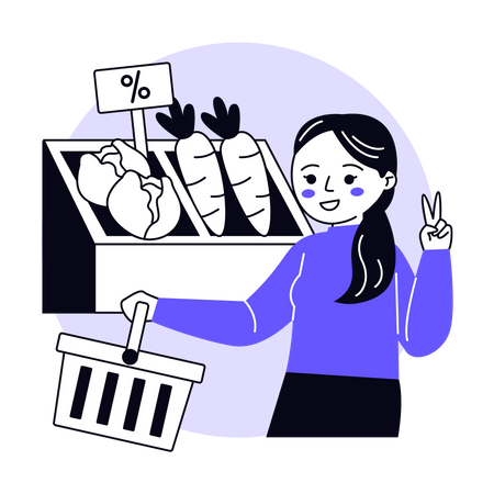 Shopping Basket  Illustration