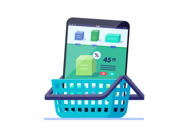 Shopping cart Illustration