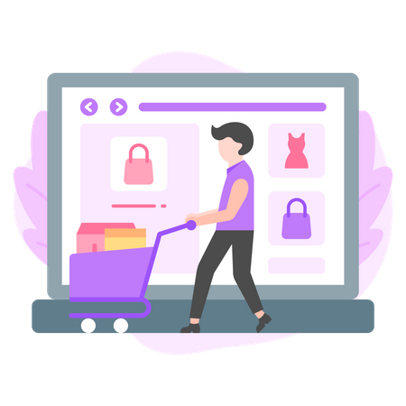 Shopping Cart  Illustration