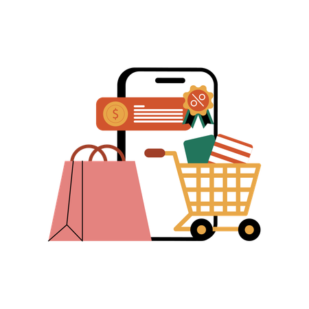 Shopping Cart  Illustration