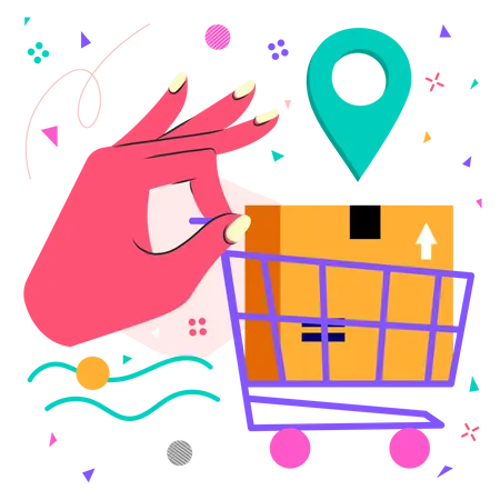 Shopping Cart  Illustration