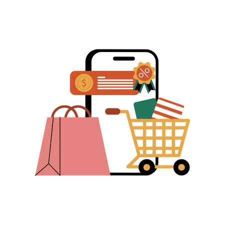 Shopping Cart  Illustration