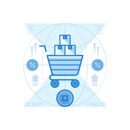 Shopping Cart  Illustration