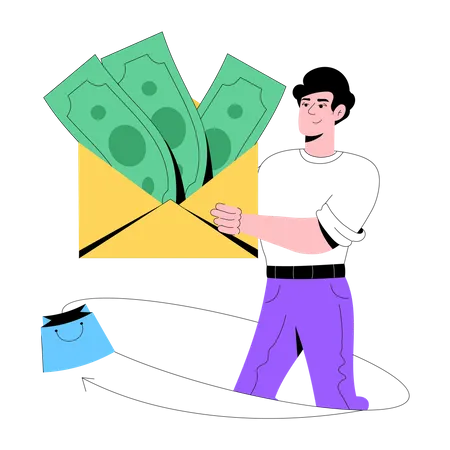 Shopping Cashback  Illustration