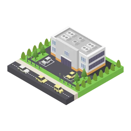 Shopping center  Illustration