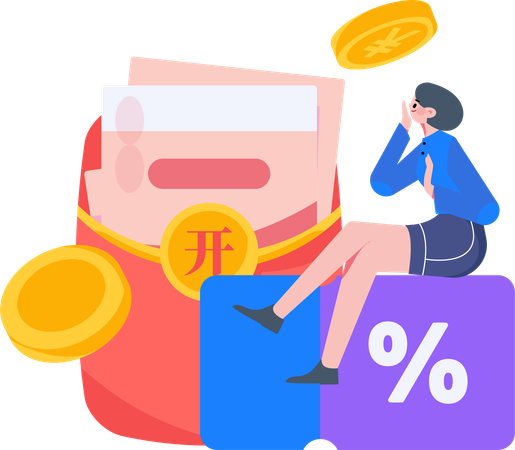 Shopping Coupon  Illustration