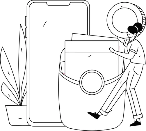Shopping Discount  Illustration