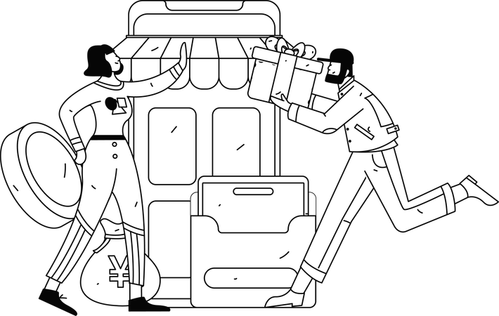 Shopping Discount  Illustration