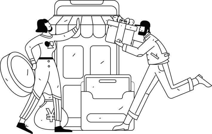 Shopping Discount  Illustration