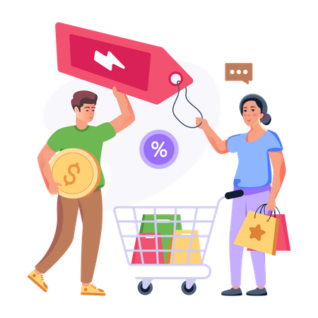 Shopping Discount  Illustration