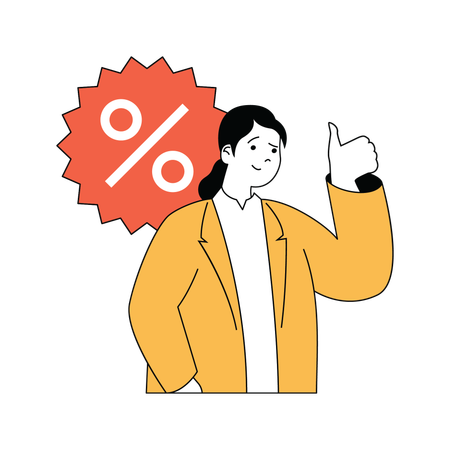 Shopping discount  Illustration