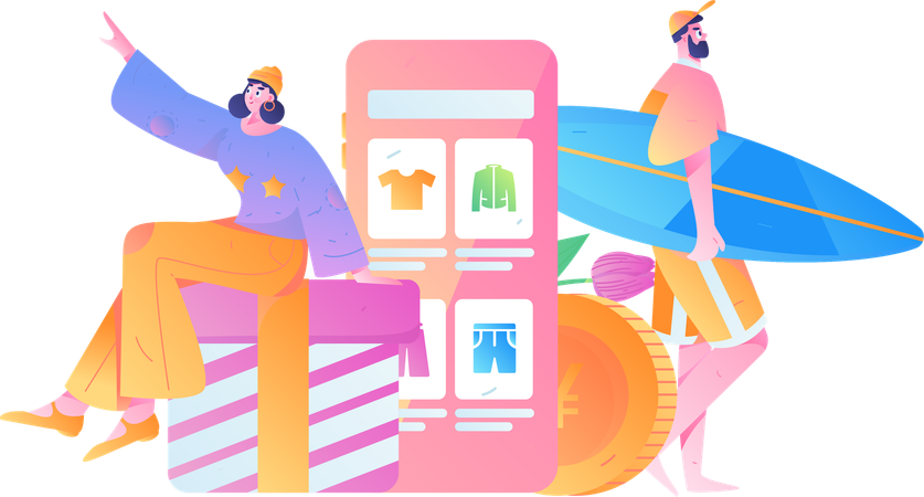 Shopping Discount  Illustration